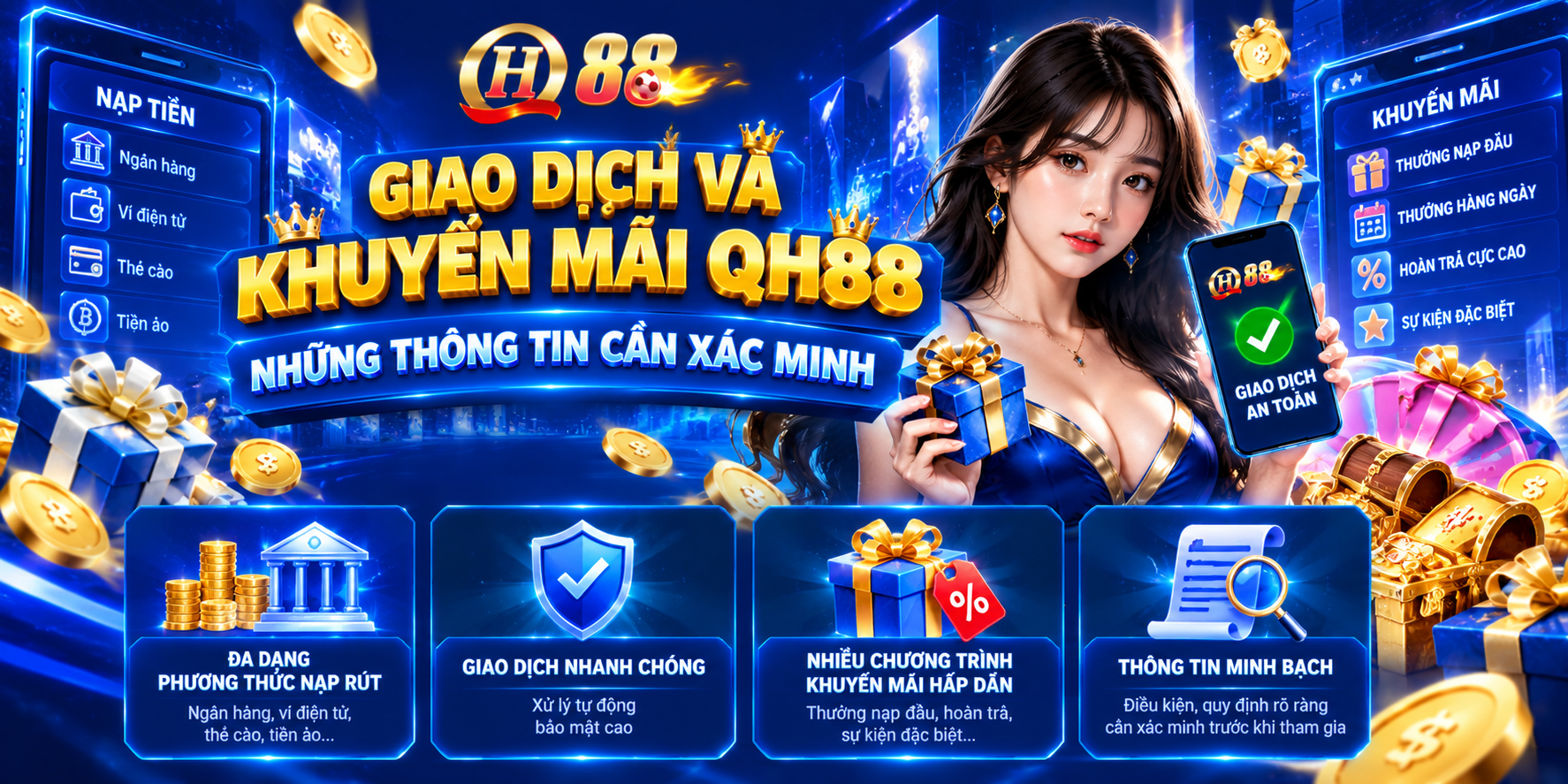 Giao Dịch Và Khuyến Mãi QH88 – Những Thông Tin Cần Xác Minh